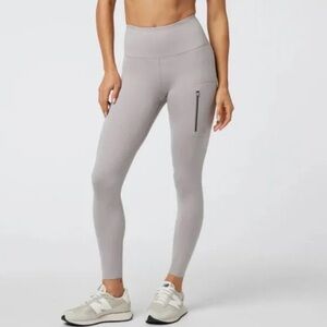Vuori Light Gray Performance Leggings